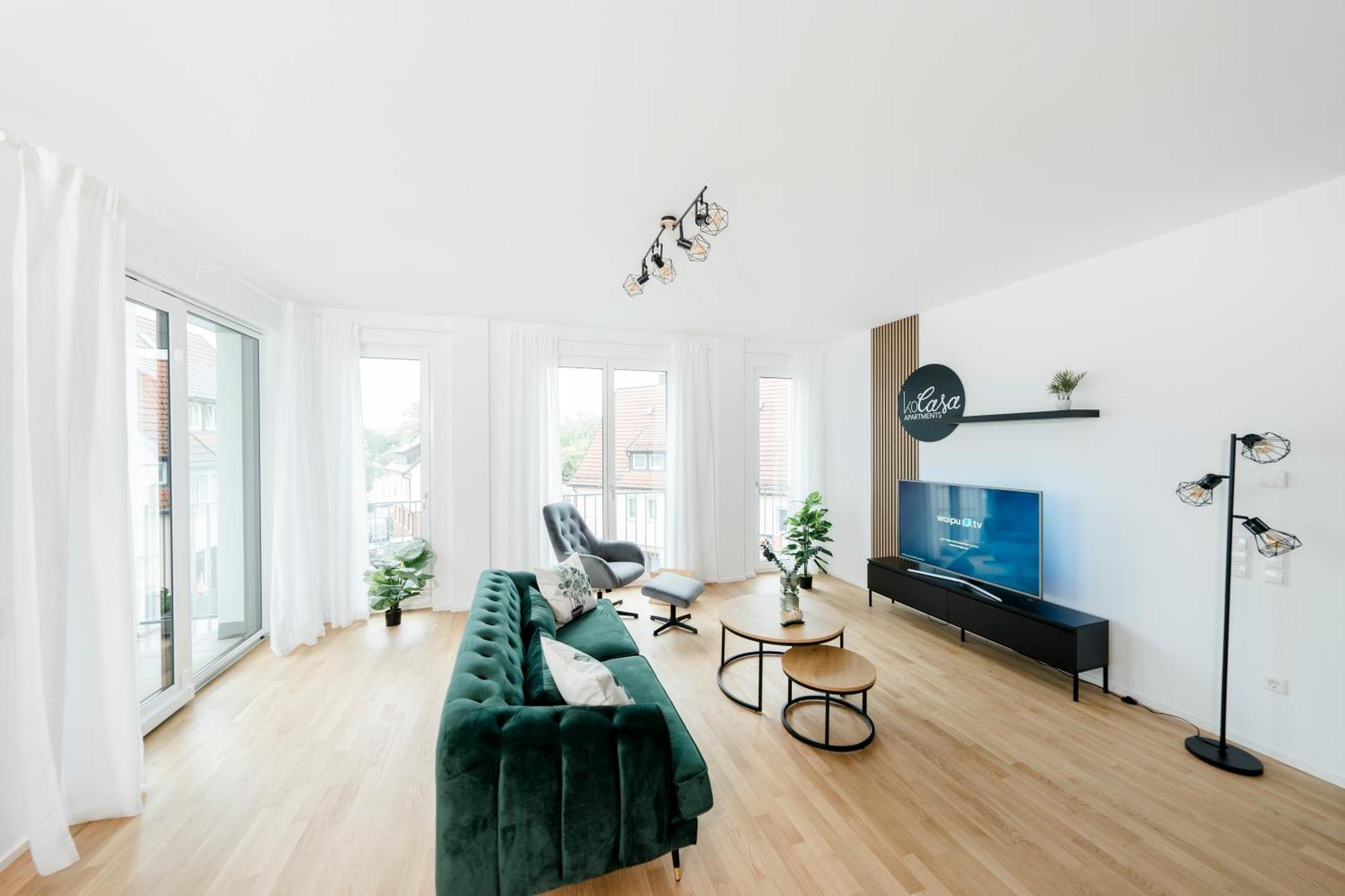 Kocasa-Apartments 02, Design, City-Center Boeblingen, Stellplatz, Balkon, Waipu-Tv Zewnętrze zdjęcie