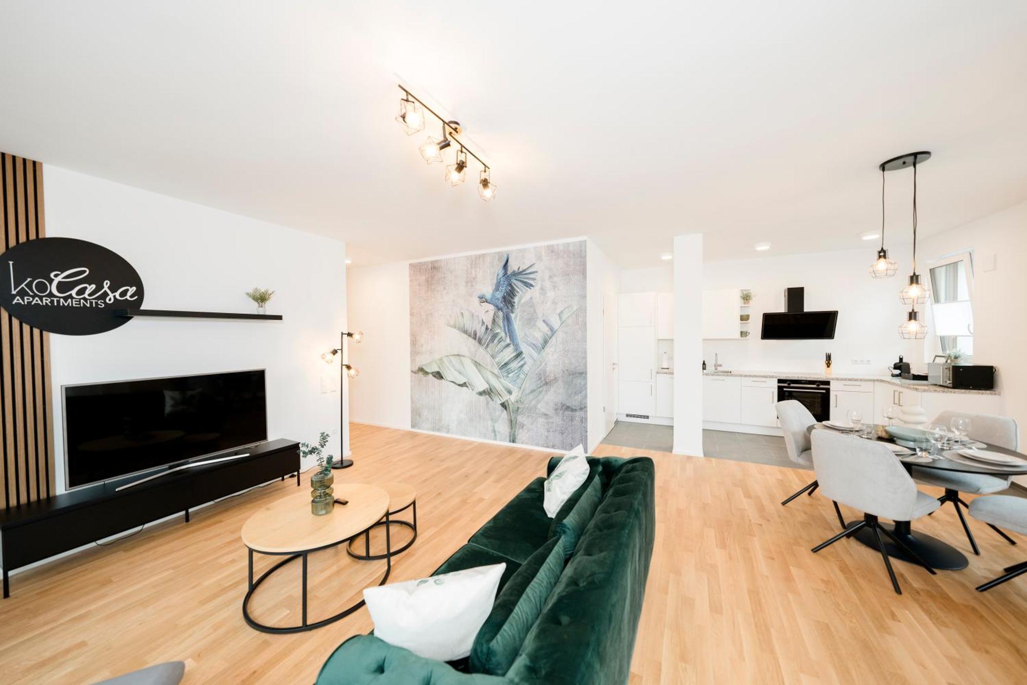 Kocasa-Apartments 02, Design, City-Center Boeblingen, Stellplatz, Balkon, Waipu-Tv Zewnętrze zdjęcie