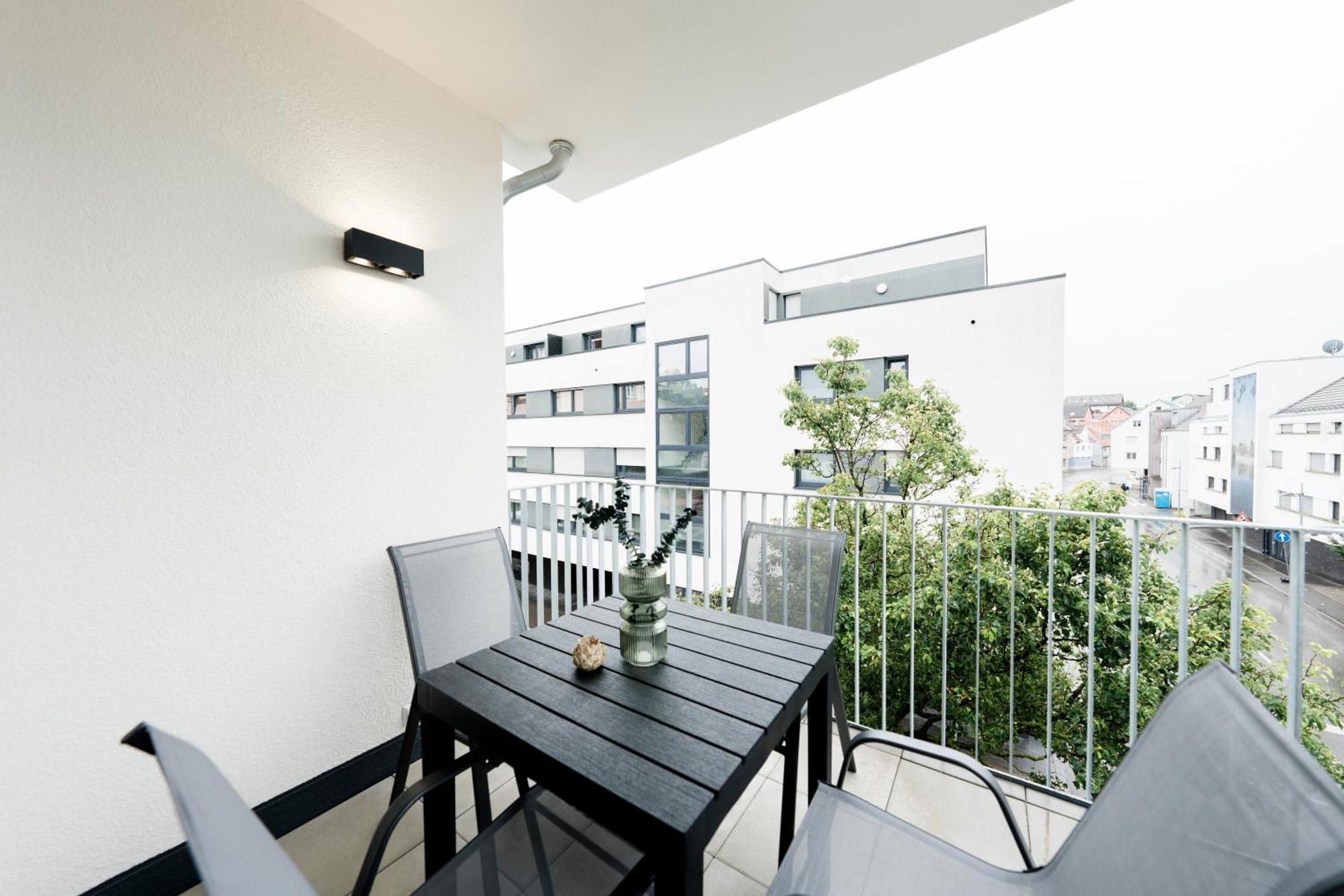 Kocasa-Apartments 02, Design, City-Center Boeblingen, Stellplatz, Balkon, Waipu-Tv Zewnętrze zdjęcie